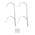 4pc Aluminium Holder Set, Hooks for Telescopic Poles, Accessories