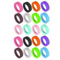 20pcs 65mm Protective Cup Mat Silicone Sleeve Heat-resistant Wate
