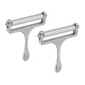 2pcs Cheese Slicer Adjustable Thickness Stainless Steel Cheese Slicer