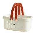 Bathroom Bathing Basket Washing Soap Cosmetic Shower Storage Basket E