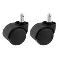 Spare Part 2 Inch Twin Wheel Rotate Caster Roller for Office Chair