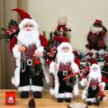 30cm Santa Claus Doll Decorations for Home Children's New Year Gift