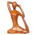 Yoga Gymnastics Lovers Gift Yoga Stretch Statue Resin Decoration D