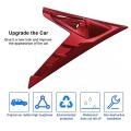 Side Camera Cover for Tesla Model 3 2017-2021 Model Y 2020 Red