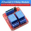 4pcs Dc 5v 2 Channel Relay Module Board with Optocoupler for Arduino