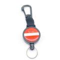 Dive Safety Tool Scuba Diving Anti-lost Spring Scalable Black Paint