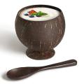 Coconut Shell Fruit Beer Coffee Cold Drink Cup Coconut Bowl-4pcs
