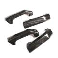 Car Inner Door Handle Protection Cover Sticker (black Wood Grain)