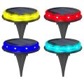 Solar Lights Outdoor Solar Ground Lights Outdoor 4 Pack for Patio