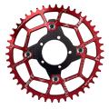 Motsuv Chain Ring Adapter+chain Wheel 46t for Bafang Bbs01 Part Red