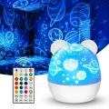 Star Projector Night Light for Kids,usb Rechargeable, Rotating Lights