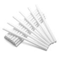 50 Pieces Plastic White Cake Rods(0.4 Inch Diameter 9.5 Inch Length)