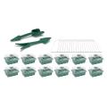 12pack Seed Starter Tray Kit, 144 Cell Indoor Seedling Starting Trays