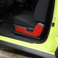 Seat Adjustment Panel for Suzuki Jimny 2019-2022, Red Carbon Fiber