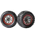 4pcs Tire Tyre Wheel 56-zj02 for Hosim 9155 9156 Xinlehong 9155 9156