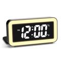 Mirror Digital Led Makeup Mirror Alarm Clock Electronic Alarm Clock