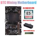 H61 X79 Btc Miner Motherboard with E5 2603 V2 Cpu+recc 4g Ddr3 Ram