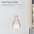 1set Vintage Weave Towel Hanging Rope Toilet Paper Holder Home