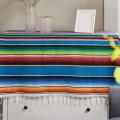 Mexican Blanket Sarape Picnic Rug Throw Tablecloth Hot Rod, 120x180cm