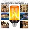 Led Flame Effect Light Bulb E27,decorative Fire Lights Bulb,black-b