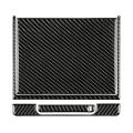 Carbon Fiber Center Console Storage Box Cover Trim Kit