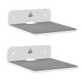 2pack Acrylic Wall Mount Display Shelf for Bluetooth Speaker-white