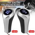 6 Speed Car Led Gear Shift Knob With/led Backlight Leather Shifter