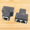Network Three-way Network Cable Splitter One Point Two Network Cable