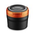 Portable Ashtray with Led Light Auto Moke Cup Holder Ash,black+orange