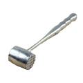 Silver Two Sides Aluminum Round Meat Hammer(oval)