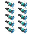 10 Pcs Pwm Dc Motor Speed Controller 5v-16v12v Speed Control Switch