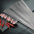 50 Pcs Stainless Steel Bbq Skewer Needle Sticks with Storage Tube