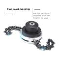 2x Trimmer Head with Coil Chain Cutter Blade Lawn for Straight Shafts