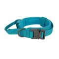 Durable Dog Collar Leash Set Adjustable Pet Collar (blue)