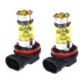 2 X High Power Led Lights 100w H11 Yellow Fog Light 20led Headlight