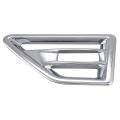 Chrome Wing Side Air Intake Vent Cover Trim Molding Frame 2pcs/set