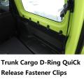Car Trunk Cargo D-ring Clips for Suzuki Jimny 2019-20 Jb64 Jb74 10pcs