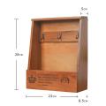 Wooden Key Storage Cabinet Mail for Entryway,living Room,hallwa
