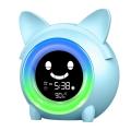 Alarm Clock for Kids Bedroom Children Sleep Training Clock Blue