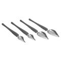4pcs Stainless Steel Non-slip Chef Cooking Painting Spoon Baking Tool