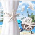 Curtain Tiebacks Natural Starfish for Home Room Window Decor 2pcs