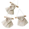 Handwoven Macrame Tapestry with Tassels Living Room Decorations