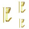 200pcs Photo Frame Hook without Trace Gold with Nails Diy Photo Hook