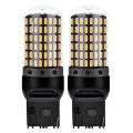 2x Car 3014 144smd Canbus T20 7440 W21w Led Bulbs for Turn Yellow