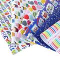 Wrapping Paper Sheets Set Of 6 ,for Birthday Party Wrapping Paper