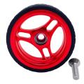 Folding Bike Easywheel Aluminum Alloy Easy Wheel with Bolt,red