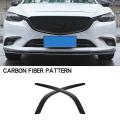 Carbon Fiber Car Front Fog Light Lamp Cover Trim Bumper Molding