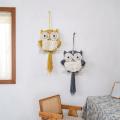 Hand Woven Owls Tapestry Pendant Dream Catchers Handmade Tassels -2