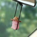 3pcs Cartoon Pendant Car Hanging Ornament for Rear View Mirror Car