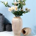 Wooden Vase Table Solid Wood Ware Flower Bottle Ornament Home Decor